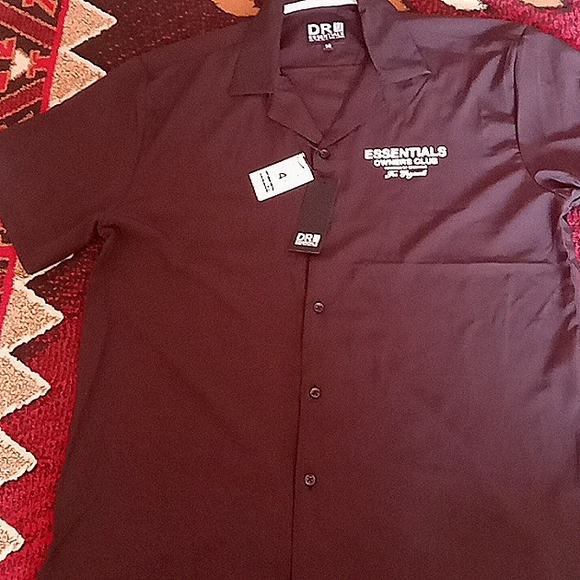 P**NWT men's Dr Essentials shirt, black sz M msrp$58 - Picture 2 of 7